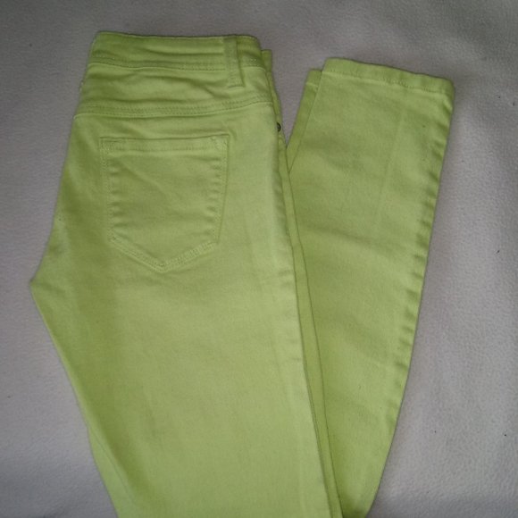 Wet Seal Neon Green Jeans - Picture 1 of 8